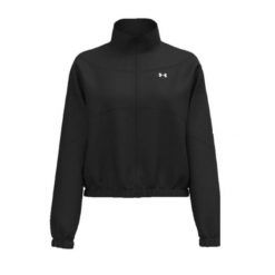 Damska kurtka zapinana na zamek Under Armour Rival. Białe kurtki damskie Under Armour, xl, bez wzorów, z materiału, z kapturem. Za 307.60 zł.