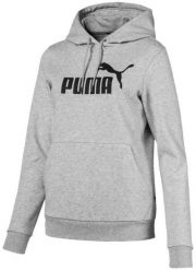 Damska bluza z kapturem Puma szara. Szare bluzy sportowe damskie Puma, l, z aplikacjami, z bawełny, bez ramiączek, z kapturem. Za 247.99 zł.
