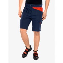Spodenki wspinaczkowe męskie La Sportiva Bolt Shorts. Niebieskie szorty męskie La Sportiva, bez kołnierzyka. Za 325.49 zł.