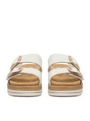 Remonte Klapki CEO-D0Q66-80 Écru. Klapki damskie Remonte, bez wzorów, ze skóry, bez obcasa. Za 369.99 zł.