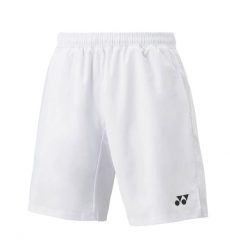 Spodenki tenisowe męskie Yonex Club Team. Białe szorty męskie YONEX, bez wzorów, z materiału, klasyczne. Za 149.00 zł.