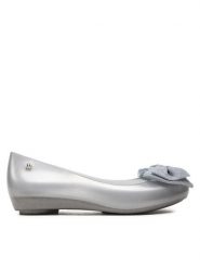Melissa Baleriny Ultragirl Sweet Xxiv Ad 35855 Srebrny. Szare baleriny damskie Melissa, bez wzorów, z tworzywa sztucznego, bez obcasa. Za 189.99 zł.