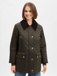 Barbour Kurtka pikowana dla kobiet Kobiety Sztuczne włókno zielony, 38. Zielone kurtki damskie Barbour, bez wzorów, z włókna, bez kaptura. Za 1,799.95 zł.