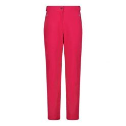 Damskie elastyczne spodnie narciarskie CMP Clima Protect. Czerwone spodnie materiałowe damskie CMP, bez wzorów, z elastanu, sportowe. Za 459.99 zł.