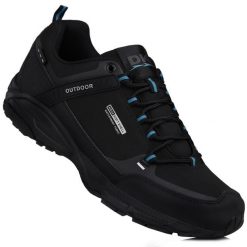 Buty męskie sportowe trekkingowe DK PREDATOR BLK SOFTSHELL. Czarne kurtki softshell damskie DK, m, bez wzorów, z gumy, bez kaptura. Za 159.00 zł.