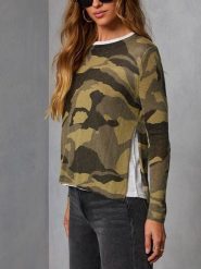 Milan Kiss Koszulka w kolorze khaki rozmiar: S. Brązowe bluzki damskie Milan Kiss, s, z aplikacjami, bez kołnierzyka, bez ramiączek. Za 130.99 zł.