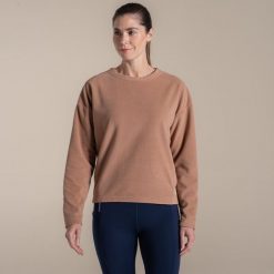 Sweter damski Craghoppers Miska. Brązowe swetry klasyczne damskie CRAGHOPPERS, m, z tkaniny, bez kołnierzyka. Za 176.70 zł.