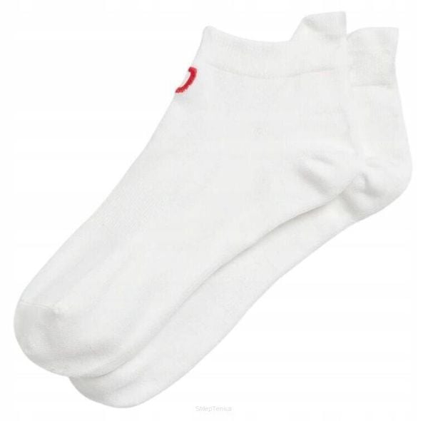 Skarpety tenisowe Wilson Ankle Tab Sock 1P. Białe skarpetki damskie Wilson, bez wzorów, z bawełny. Za 35.00 zł.