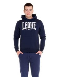 Bluza z bawełna z kaptur na siłownia na czas wolny. Czerwone bluzy sportowe męskie LEONE 1947 APPAREL, s, z bawełny. Za 84.16 zł.