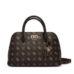 Torebka Guess. Brązowe torebki klasyczne damskie Guess, z aplikacjami, bez dodatków. Za 749.99 zł.