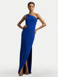 LAUREN RALPH LAUREN Sukienka wieczorowa 253751483032 Niebieski Slim Fit. Niebieskie sukienki damskie Lauren Ralph Lauren, bez wzorów, z syntetyku, wizytowe, bez kołnierzyka, bez ramiączek. Za 839.99 zł.