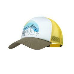 Czapka z daszkiem Buff Trucker Cap. Żółte czapki męskie Buff, bez wzorów. W wyprzedaży za 90.94 zł.