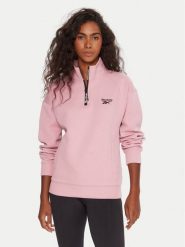 Reebok Bluza RK25160CCW Różowy Regular Fit. Czerwone bluzy bez kaptura damskie Reebok, m, z bawełny. Za 349.99 zł.