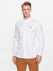 Lacoste Koszula CH2933 Biały Regular Fit. Białe koszule męskie Lacoste, m, bez wzorów, z bawełny, bez kołnierzyka, bez ramiączek. Za 441.99 zł.