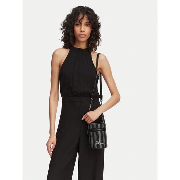 Torebka KARL LAGERFELD. Czarne torebki klasyczne damskie Karl Lagerfeld, bez wzorów, bez dodatków. Za 849.99 zł.