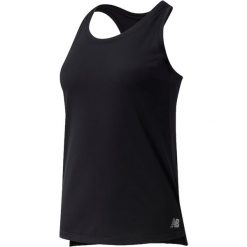 Koszulka damska New Balance Core Tank. Czarne bluzki sportowe damskie New Balance, xs, bez wzorów, bez ramiączek. Za 71.00 zł.