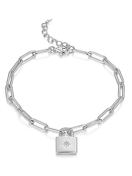 Eclat d'Argent Srebrna bransoletka z elementem ozdobnym rozmiar: onesize. Szare bransoletki damskie Eclat d'Argent, srebrne. Za 152.99 zł.