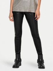 ONLY Legginsy Marlo 15324971 Czarny Skinny Fit. Czarne legginsy sportowe damskie Only, l, bez wzorów, ze skóry. Za 89.99 zł.