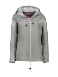 Geographical Norway Kurtka przejściowa "Boat" w kolorze szarym rozmiar: S. Szare kurtki damskie Geographical Norway, s, bez wzorów, bez kaptura. Za 65.85 zł.