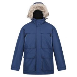 Męska Kurtka Zimowa Parka Podgrzewana Volter. Niebieskie kurtki męskie Regatta, na zimę, m, bez wzorów. Za 328.99 zł.