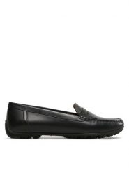 Geox Mokasyny D Kosmopolis + Grip D35RCA 00043 C9999 Czarny. Czarne mokasyny damskie Geox, ze skóry. Za 319.99 zł.