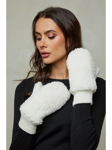 Soft Cashmere Rękawiczki w kolorze kremowym rozmiar: onesize. Brązowe rękawiczki damskie Soft Cashmere, bez wzorów, prążkowane. Za 56.99 zł.