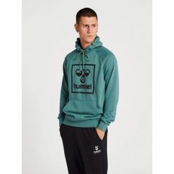Bluza z kapturem Hummel Isam 2.0. Zielone bluzy z kapturem męskie HUMMEL, na jesień, s, z bawełny. Za 208.30 zł.