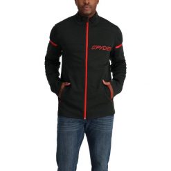 Bluza polarowa męska Spyder Speed Fleece. Czarne bluzy bez kaptura męskie Spyder, m, z polaru. Za 732.00 zł.