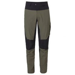 Spodnie VAUDE Qimsa. Niebieskie spodnie materiałowe męskie Vaude, bez wzorów, z elastanu. Za 522.95 zł.