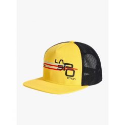 Czapka z daszkiem La Sportiva Stripe Cube Hat. Żółte czapki męskie La Sportiva, bez wzorów. Za 119.99 zł.