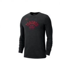 Koszulka sportowa męska Nike Nba Toronto Raptors Courtside Element. Czarne t-shirty sportowe męskie Nike, m, bez ramiączek. Za 273.00 zł.
