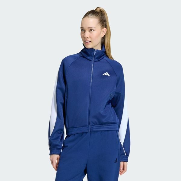 Bluza Stadium. Niebieskie bluzy bez kaptura damskie Adidas, xs, z bawełny. Za 329.00 zł.