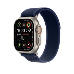 Zegarek smartwatche Apple Ultra 2 GPS - Tytan Naturalny, Niebieski, Uniseks. Niebieskie, cyfrowe zegarki damskie Apple, szklane. Za 4,654.00 zł.