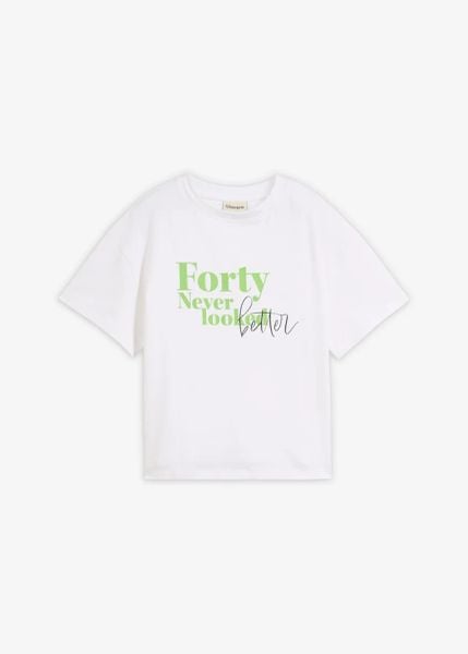 Szeroki T-shirt z czystej bawełny organicznej. Zielone t-shirty damskie bonprix, bez wzorów, z bawełny, bez kołnierzyka. Za 34.99 zł.