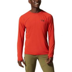 Koszulka sportowa męska Mountain Hardwear Crater Lake Crew z długim rękawem. Zielone t-shirty sportowe męskie MOUNTAIN HARDWEAR, m, bez ramiączek, rowerowe. W wyprzedaży za 179.00 zł.