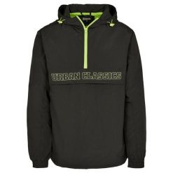 Kurtka Urban Classics contrast. Czarne kurtki męskie Urban Classics, m, bez wzorów, bez kaptura. Za 243.50 zł.