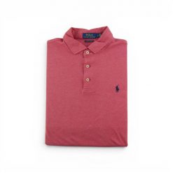 Second life - Koszulka polo męska Slim Fit Polo Ralph Lauren - Stan dobry. Czerwone koszulki polo męskie Ralph Lauren, l, bez wzorów, bez ramiączek. Za 106.46 zł.