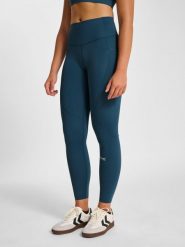 Damskie legginsy Hummel Hiit Intensity. Niebieskie bielizna termoaktywna damska HUMMEL, l, bez wzorów, z materiału. Za 269.15 zł.