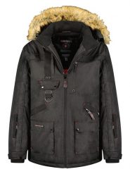Geographical Norway Parka "Chirac" w kolorze czarnym rozmiar: 3XL. Czarne parki męskie Geographical Norway, xl, bez wzorów. Za 272.95 zł.