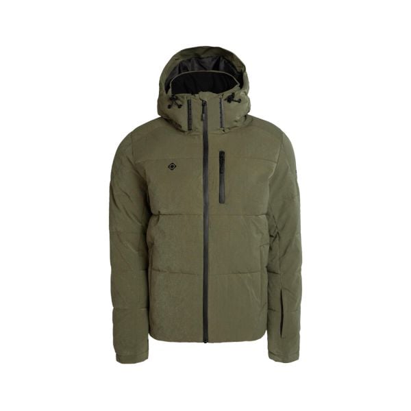 Kurtka męska typu soft shell ACEBEDA; wiatroszczelna, termiczna i wodoodporna. Zielone kurtki męskie IZAS, m, bez wzorów, z nylonu, sportowe. Za 704.30 zł.