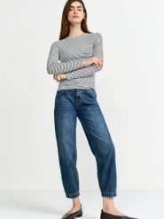 Rich & Royal koszulka z długim rękawem Kobiety biały|brązowy|srebrny, XL. Białe t-shirty damskie Rich & Royal, xl, bez wzorów, bez kołnierzyka. Za 169.95 zł.