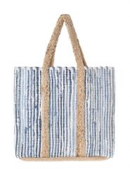 BLE Torebka w kolorze beżowo-niebieskim - 38 x 31 x 15 cm rozmiar: onesize. Brązowe torebki klasyczne damskie BLE, bez wzorów, z materiału, bez dodatków. Za 53.66 zł.