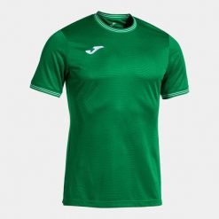 Koszulka Joma Toletum V. Zielone t-shirty sportowe męskie Joma, bez ramiączek, do piłki nożnej. W wyprzedaży za 128.45 zł.