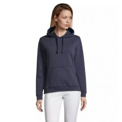 Bluza damska z kapturem Sol's Spencer. Białe bluzy z kapturem damskie SOL'S, s, z bawełny. Za 91.50 zł.