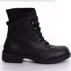 Botki glany damskie czarne 100-901B0-1 Black. Czarne botki damskie ButyModne, z neoprenu, klasyczne, bez obcasa, na płaskiej podeszwie, bez zapięcia. W wyprzedaży za 98.84 zł.
