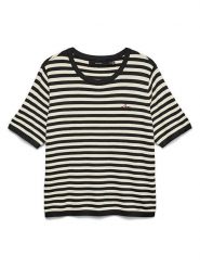 Vero Moda Sweter w kolorze czarno-białym rozmiar: XL. Czarne swetry klasyczne damskie Vero Moda, xl, bez kołnierzyka. Za 106.38 zł.