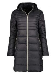 Geographical Norway Płaszcz pikowany w kolorze czarnym rozmiar: S. Czarne płaszcze damskie Geographical Norway, s, bez wzorów. Za 134.85 zł.