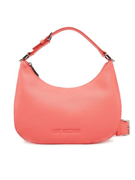 LOVE MOSCHINO Torebka JC4018PP1MLT0464 Koralowy. Pomarańczowe torebki klasyczne damskie Love Moschino, bez wzorów, ze skóry, bez dodatków. Za 459.99 zł.