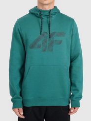 4F Bluza w kolorze turkusowym rozmiar: S. Niebieskie bluzy z kapturem męskie 4f, s. Za 109.99 zł.