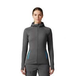Damska kurtka Merino Ultra 300 - Kaptur. Szare kurtki damskie FJORK MERINO, na zimę, m, bez wzorów, z elastanu, bez kaptura. Za 999.00 zł.